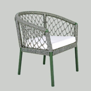 Cadeira Lisboa em Corda Náutica e estofado